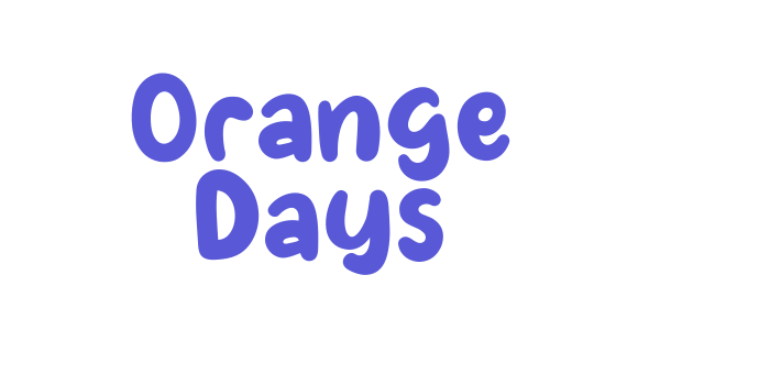 Orange Days Font