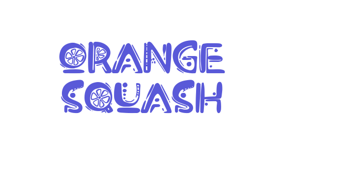 Orange Squash Font Download