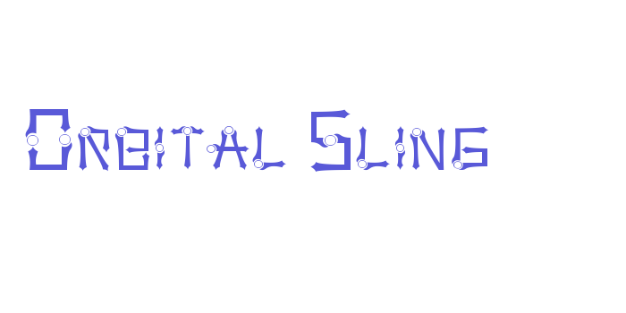 Orbital Sling Font Download