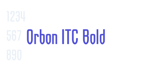 Orbon ITC Bold-font-download