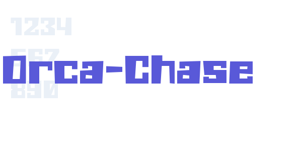 Orca-Chase font free