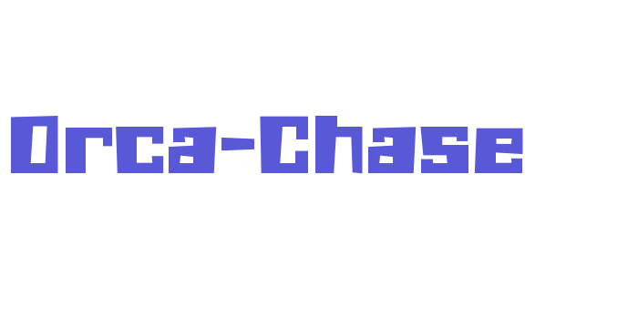 Orca-Chase Font Download