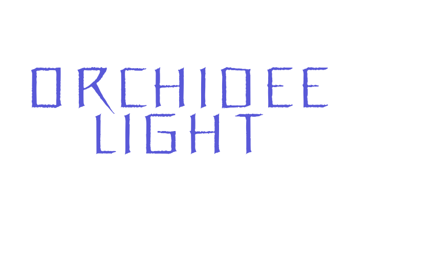 Orchidee Light Font Download