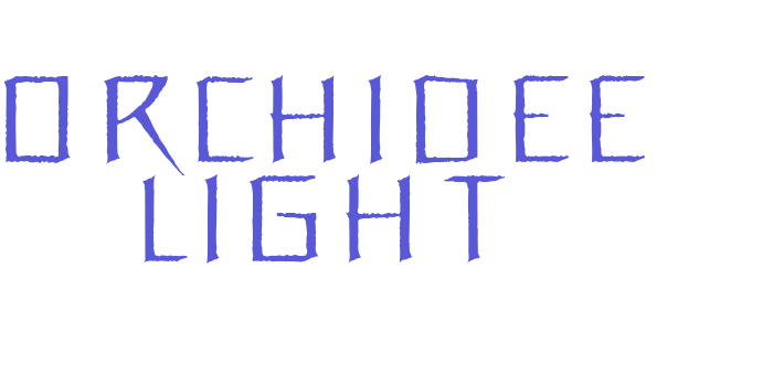 Orchidee Light Font