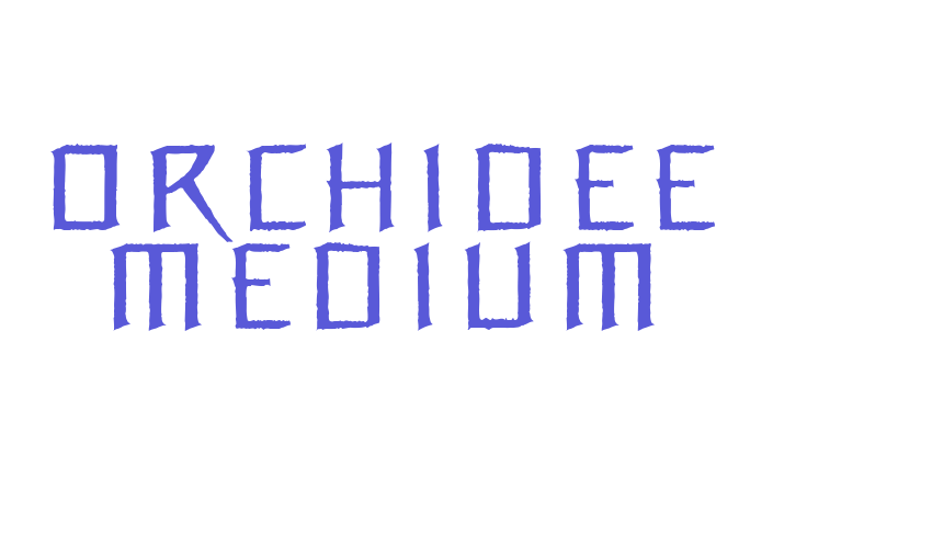 Orchidee Medium Font Download