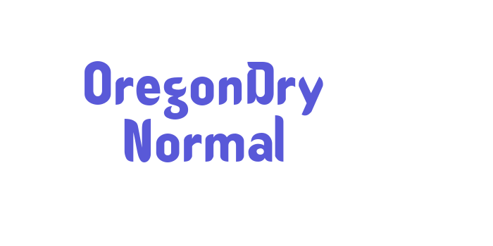 OregonDry Normal Font Download