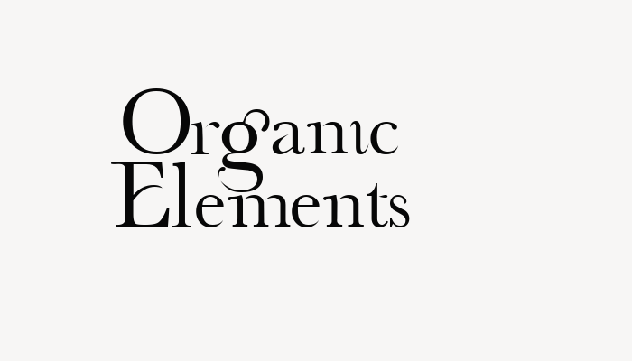 Organic Elements font download