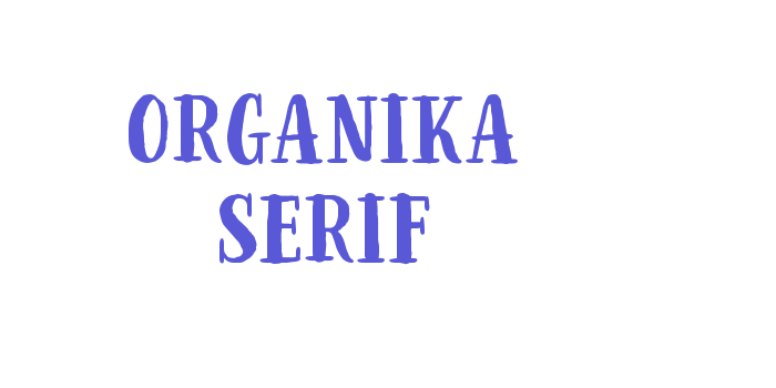 Organika Serif Font