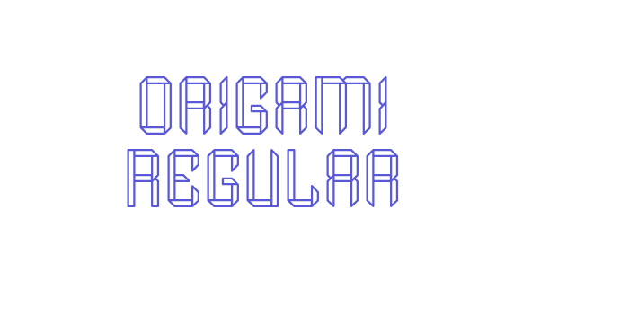 Origami Regular Font Download