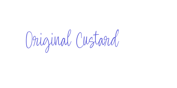 Original Custard Font Download