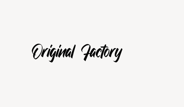 Original Factory Font