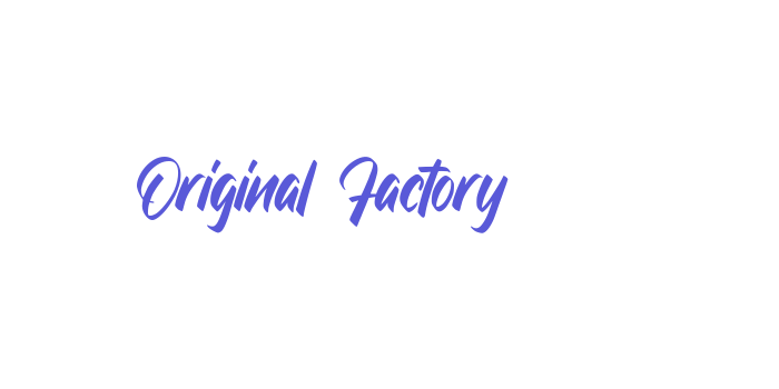 Original Factory Font Download