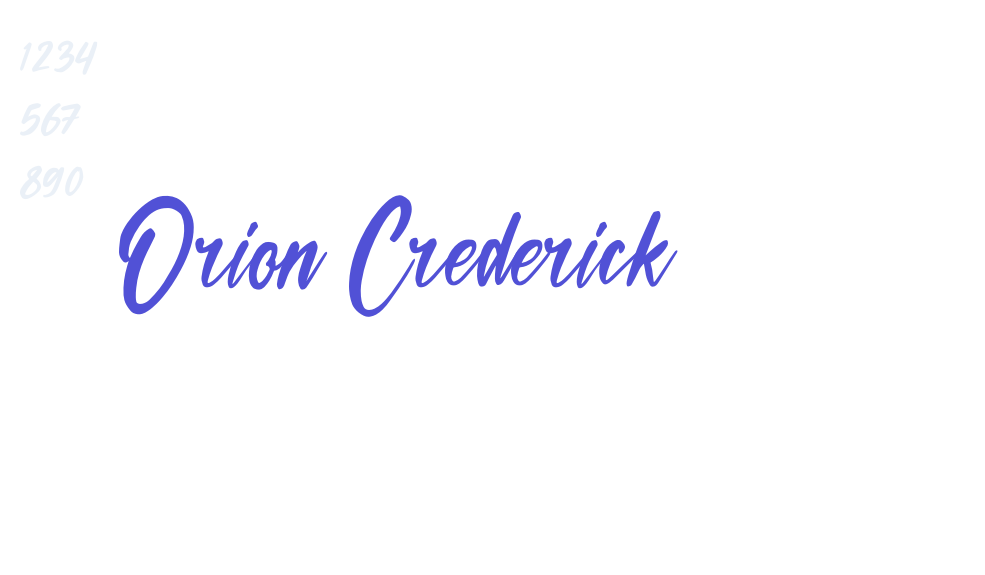 Orion Crederick-font-download