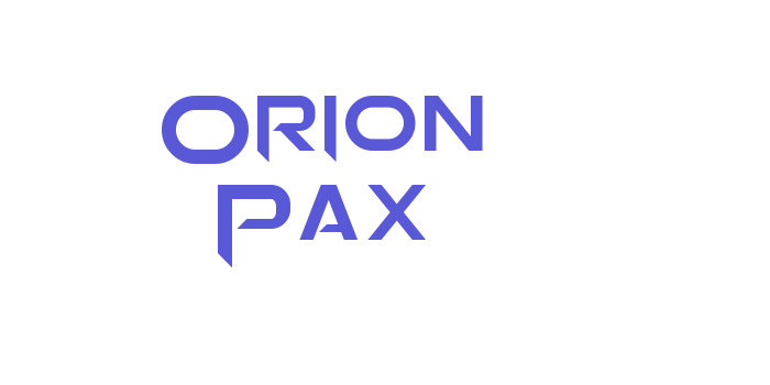 Orion Pax Font Download