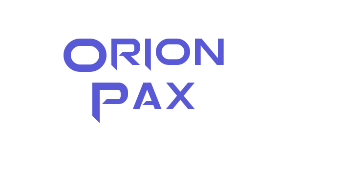 Orion Pax Font