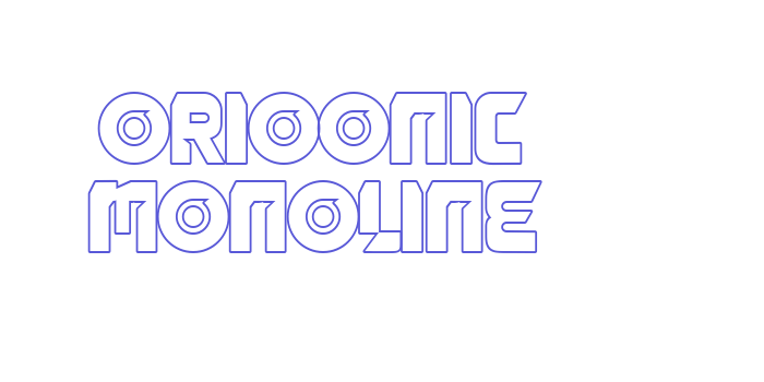 Orioonic Monoline Font Download