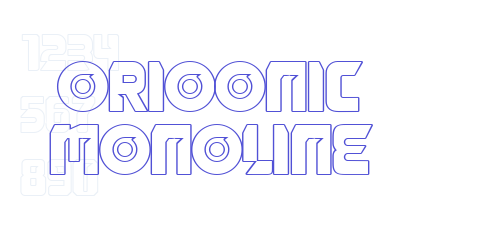 Orioonic Monoline-font-download