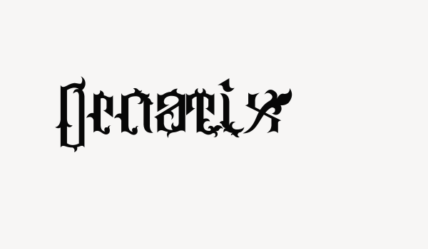 Ornatix Font