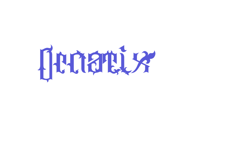 Ornatix Font Download