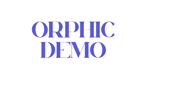 Orphic Demo Font Download