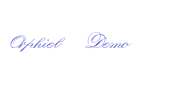 Orphiel Demo font free