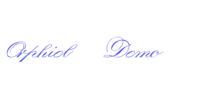 Orphiel Demo Font