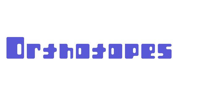 Orthotopes Font Download