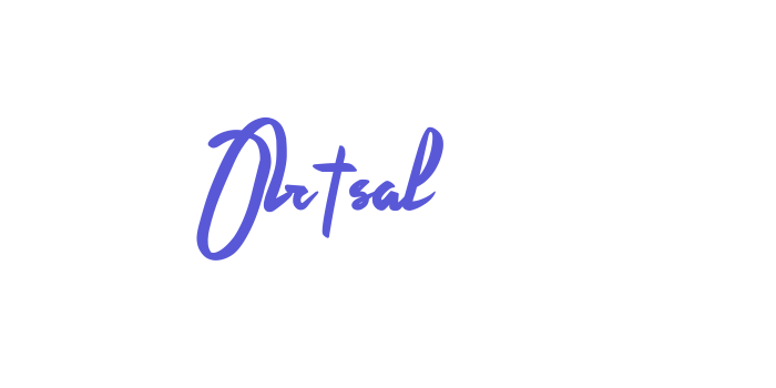 Ortsal Font Download