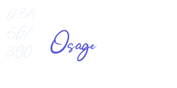 Osage font free