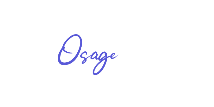 Osage Font