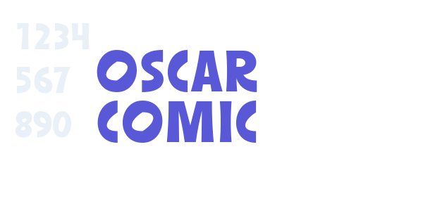 Oscar Comic font