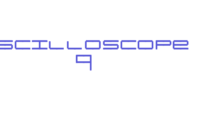 Oscilloscope 4 Font Download