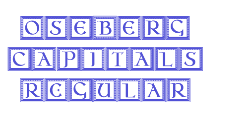 Oseberg Capitals Regular-font-download