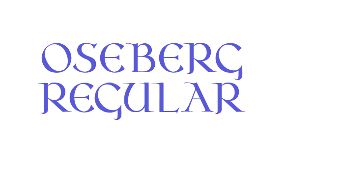 Oseberg Regular Font Download