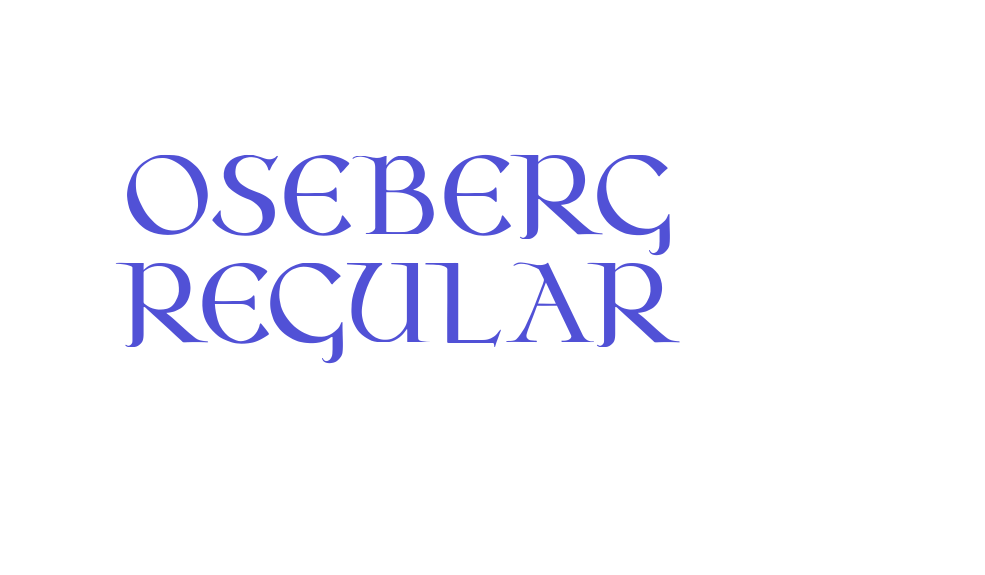 Oseberg Regular-font-download