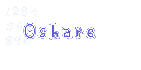 Oshare font free