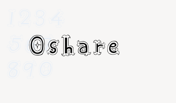 Oshare Font