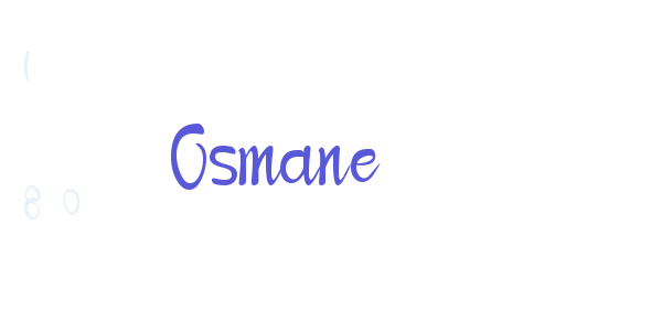 Osmane font free