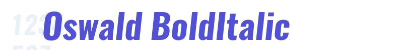 Oswald BoldItalic-font