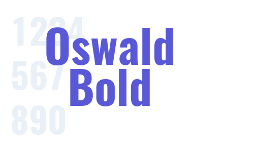 Oswald Bold Font