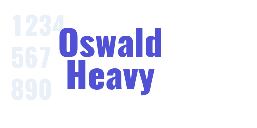 Oswald Heavy-font-download