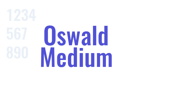 Oswald Medium font download