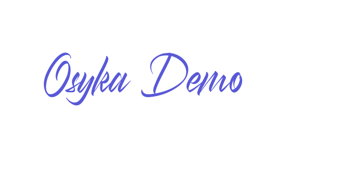 Osyka Demo Font Download