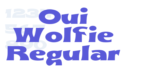 Oui Wolfie Regular font free