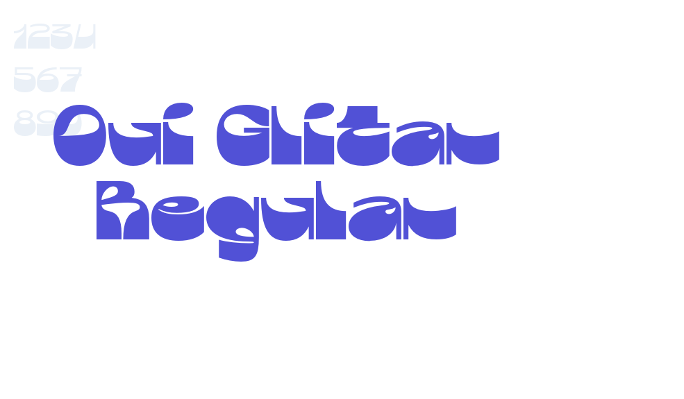 Oui Glitar Regular-font-download