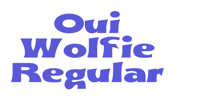 Oui Wolfie Regular Font Download