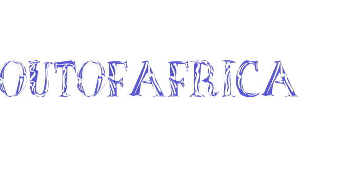 OutOfAfrica Font Download