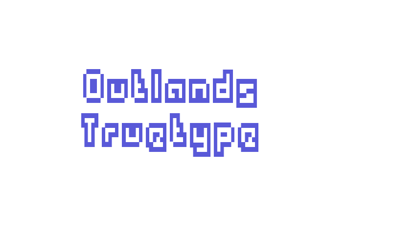 Outlands Truetype Font