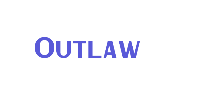 Outlaw Font