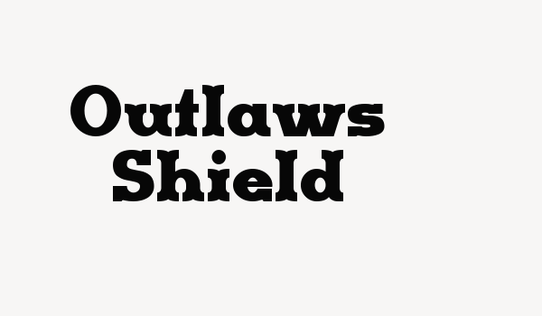 Outlaws Shield Font